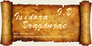 Isidora Draganjac vizit kartica